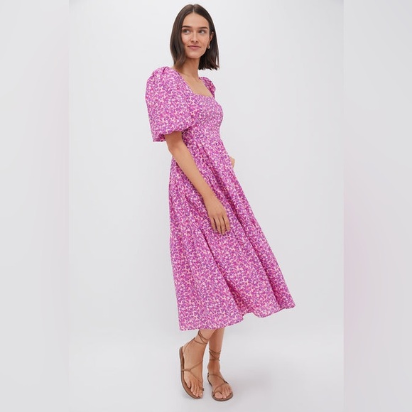 HYACINTH HOUSE
Pink Multi Floral Estella Midi Dress - Picture 2 of 4